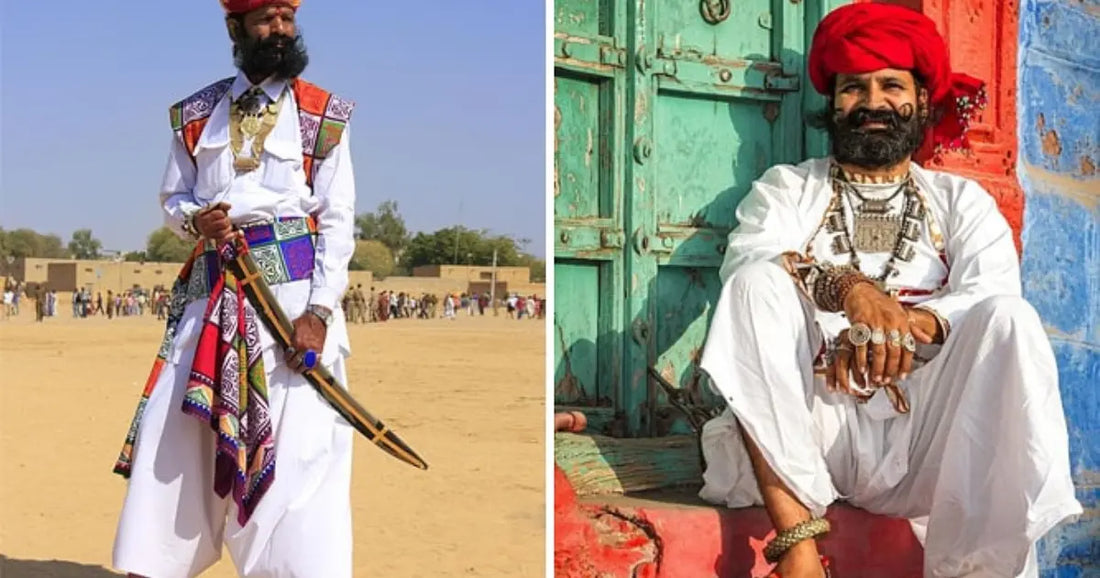 Rajasthani Traditional Dresses for Men Angrakha and kurta