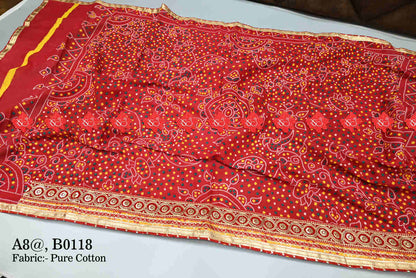 Designer Pure Cotton Marwari Chunri