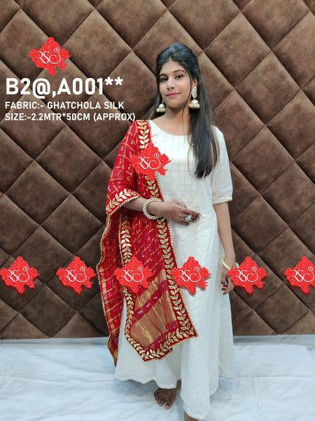 Beautiful ghatchola ladies dupatta - ranisatiyacreation