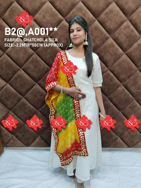 Beautiful ghatchola ladies dupatta - ranisatiyacreation