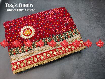 Beautiful marwari cotton gotta-patti chunri - ranisatiyacreation