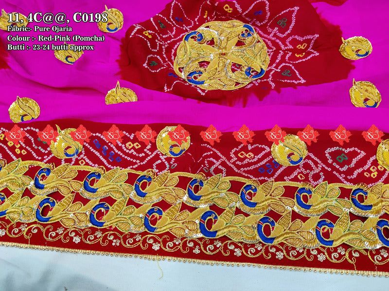Beautiful marwari mayur belbutti bandhej odhna - ranisatiyacreation