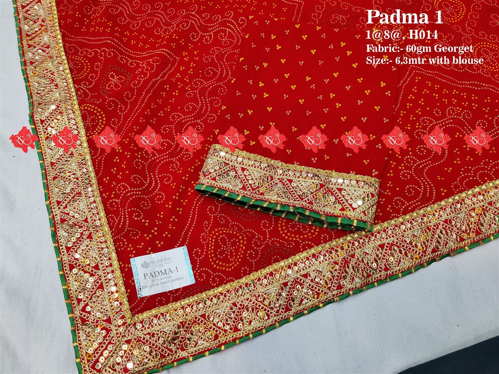 Beautifull designer padma saree - ranisatiyacreation