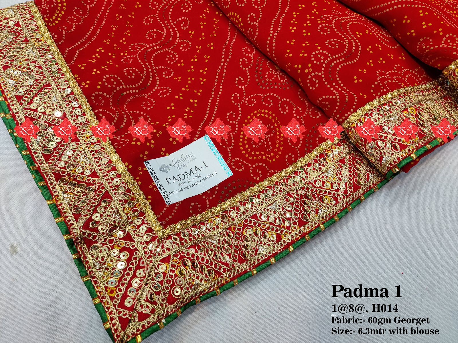 Beautifull designer padma saree - ranisatiyacreation