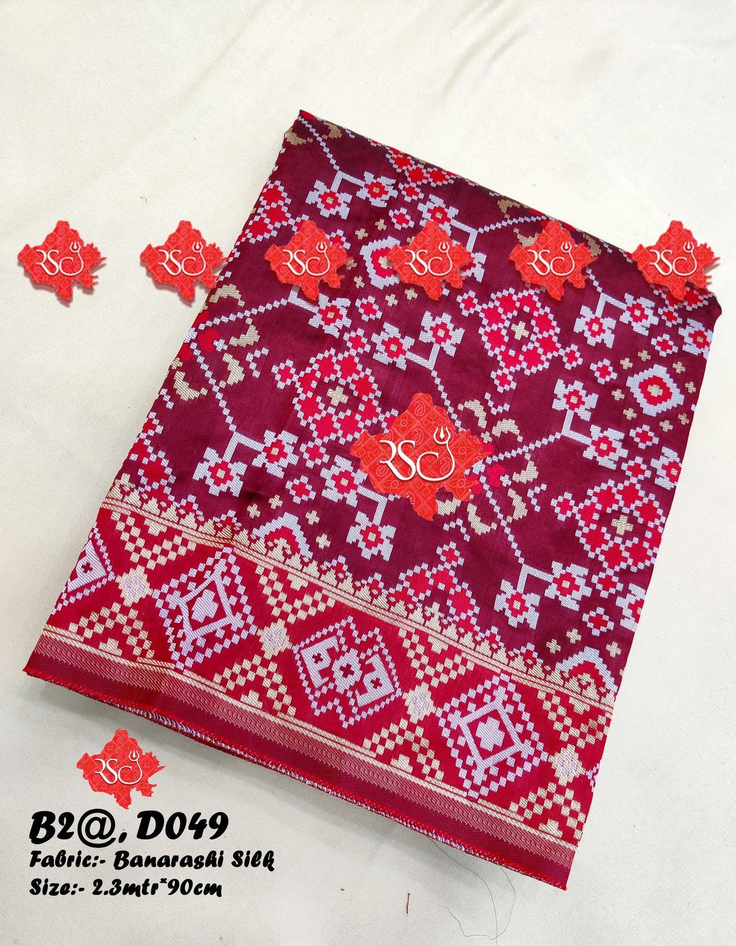 Designer marwari banrashi silk ladies dupatta - ranisatiyacreation
