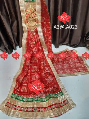 Designer marwari plated Doria odhna - ranisatiyacreation