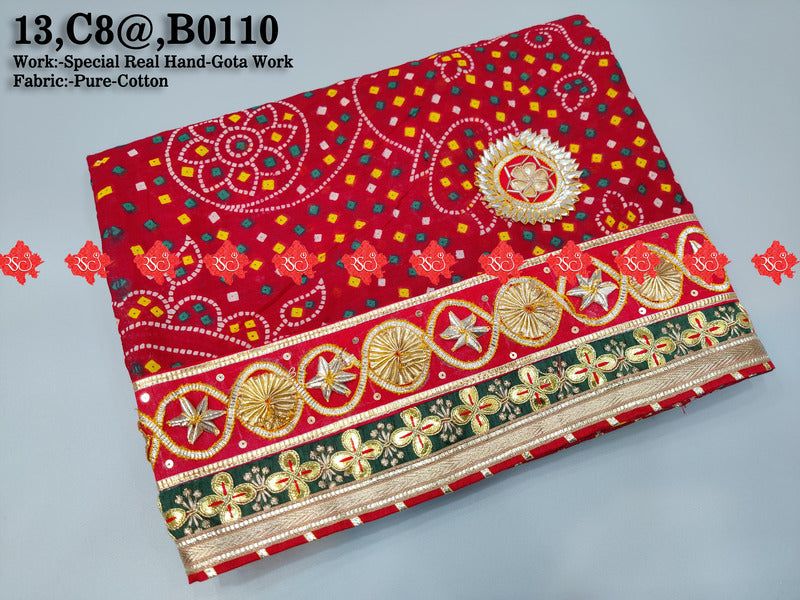 Designer marwari pure cotton chunri - ranisatiyacreation