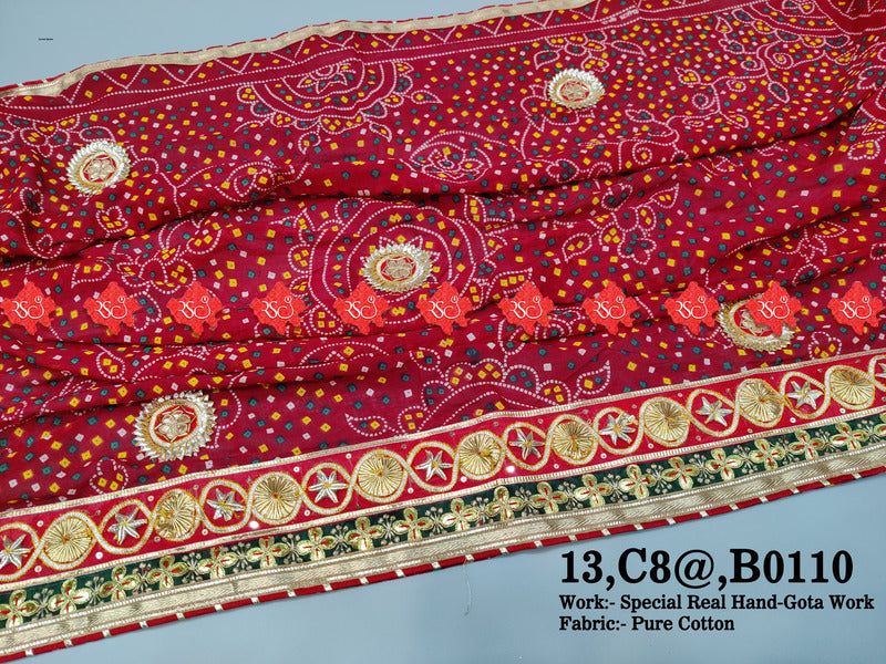 Designer marwari pure cotton chunri - ranisatiyacreation