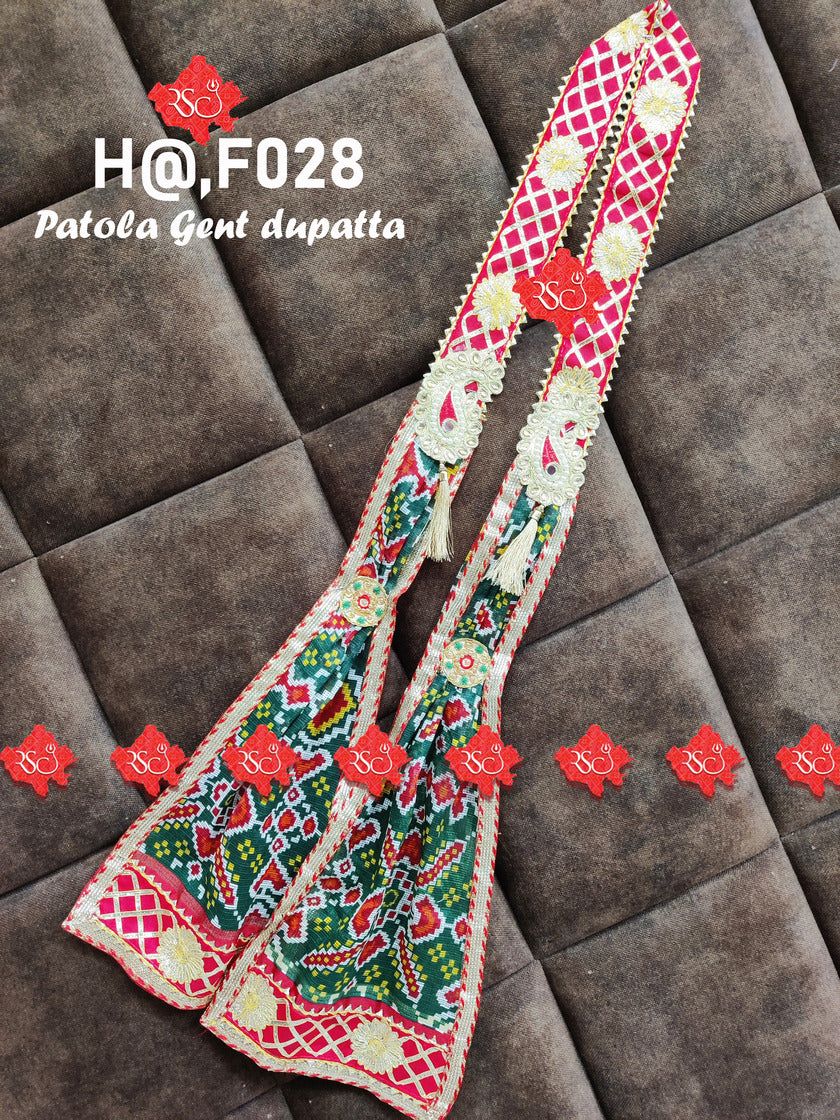 Designer patola print marwari gents welcome fatka - ranisatiyacreation