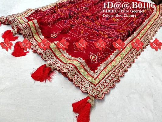 Latest Bandhej marwari odhna in traditional style - ranisatiyacreation