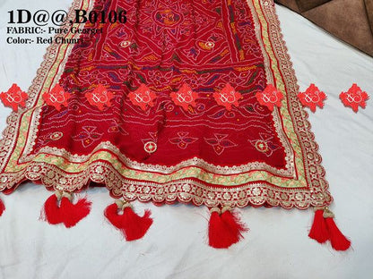 Latest Bandhej marwari odhna in traditional style - ranisatiyacreation