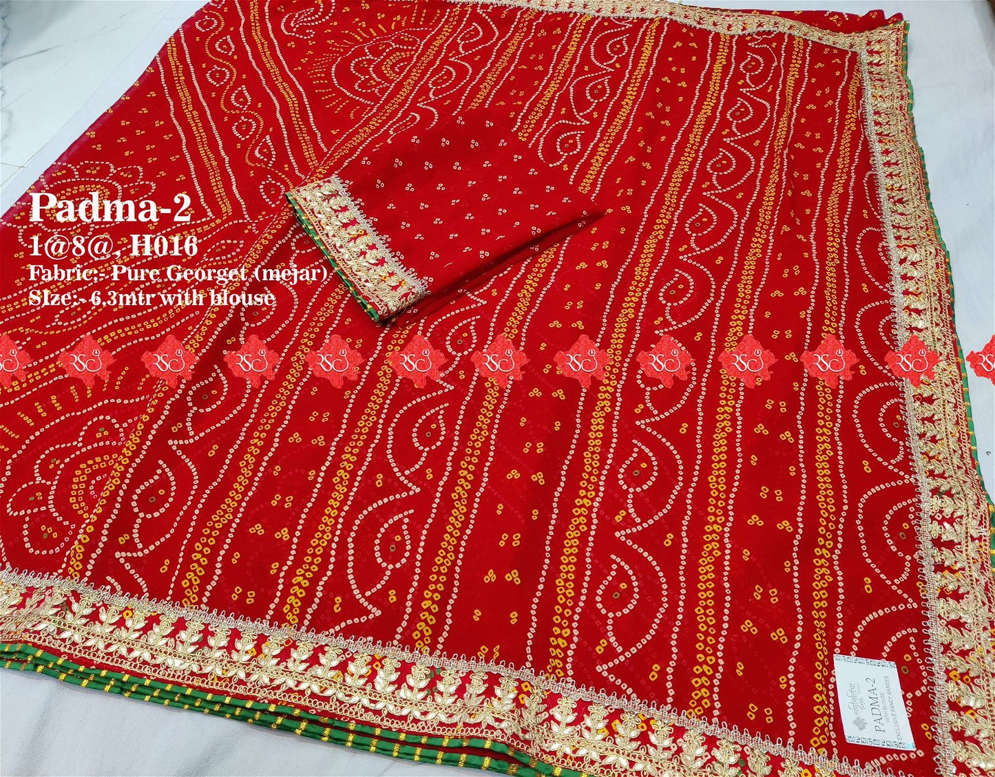 Latest designer Padma saree for your wedding event - ranisatiyacreation