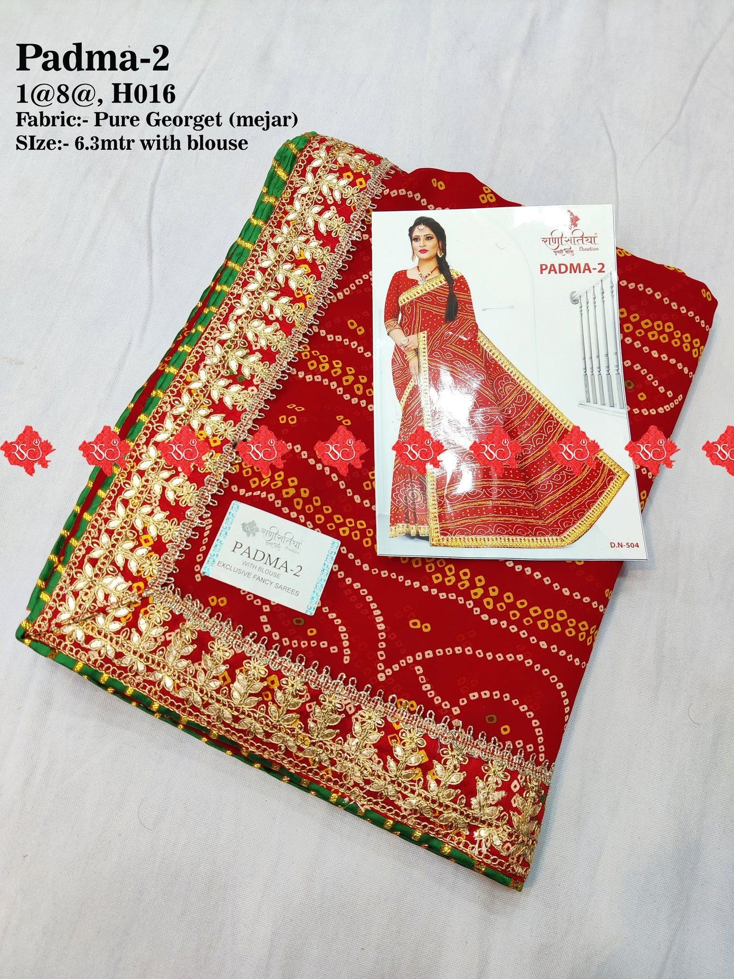 Latest designer Padma saree for your wedding event - ranisatiyacreation