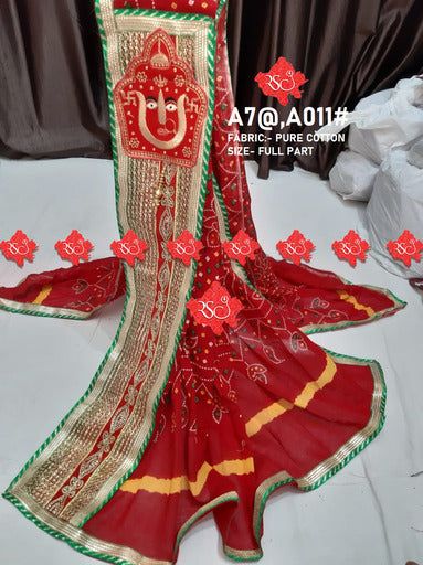 Rajasthani marwari pure cotton designer odhna - ranisatiyacreation