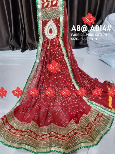 Rajasthani marwari pure cotton designer odhna - ranisatiyacreation
