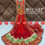 Marwari Red Orange Piliya, Marwari Odhna with Handcrafted Design by Ranisatiya Creation