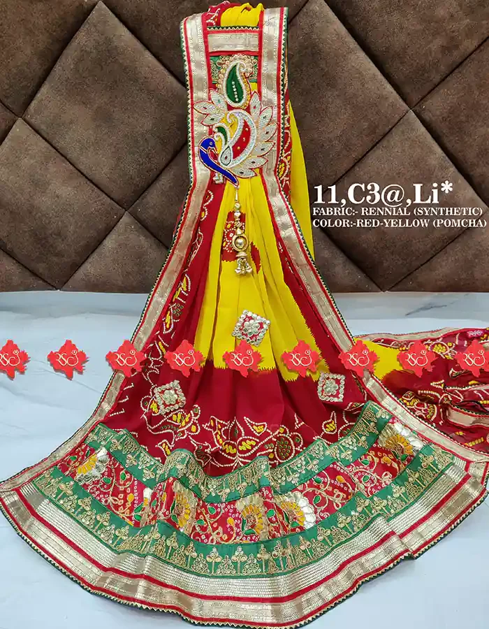 Red yellow Pomcha , Marwari Odhna