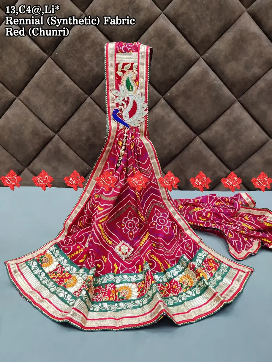 Designer Marwari Red Yellow Pomcha Bandhej: 5 Festive Styles to Shine