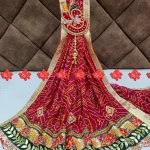 Ranisatiya Latest Marwari Red Chunri With Gota Patti Work : No. 1 Brand Of Marwari Odhna