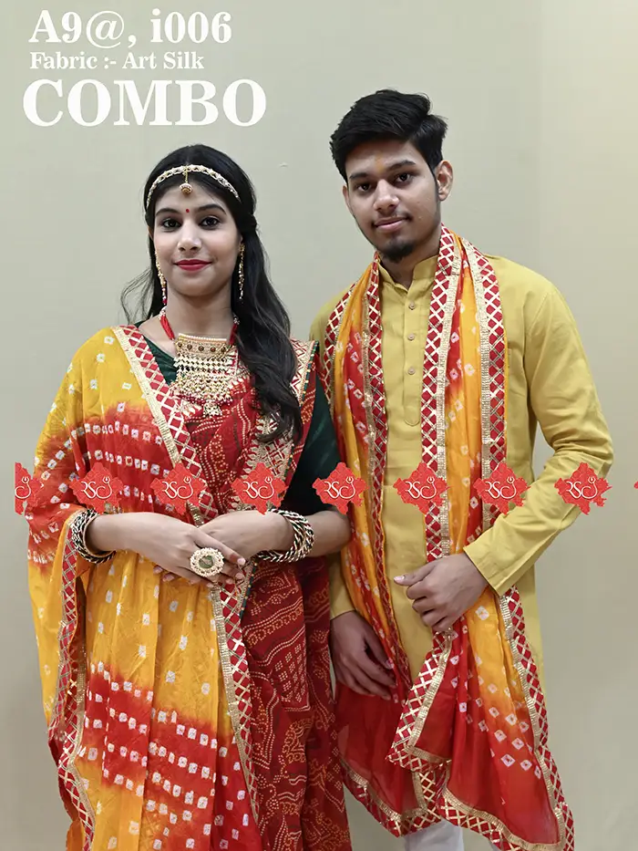 Ranisatiya Designer Rajasthani Combo Dupatta Set of 2 (Art Silk) : Welcome GiftRanisatiya Designer Rajasthani Combo Dupatta Set of 2 (Art Silk) : Welcome Gift