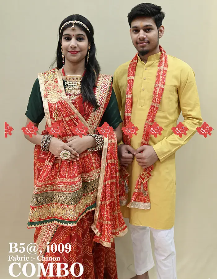 Ranisatiya Elegant & Festive Chinon Dupattas Matching Combo Set of 2