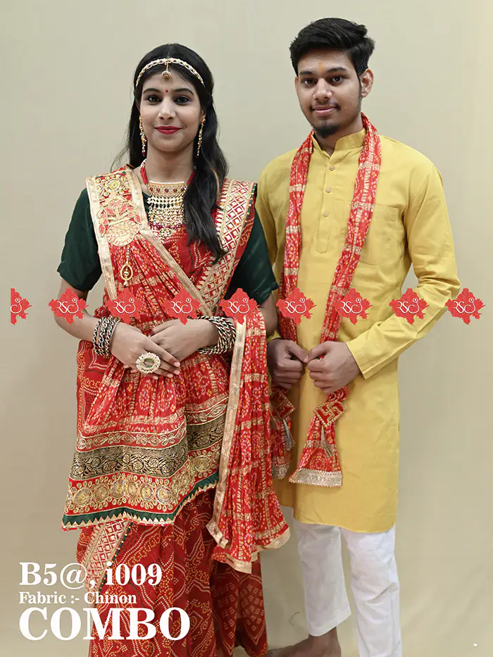 Ranisatiya Elegant & Festive Chinon Dupattas Matching Combo Set of 2