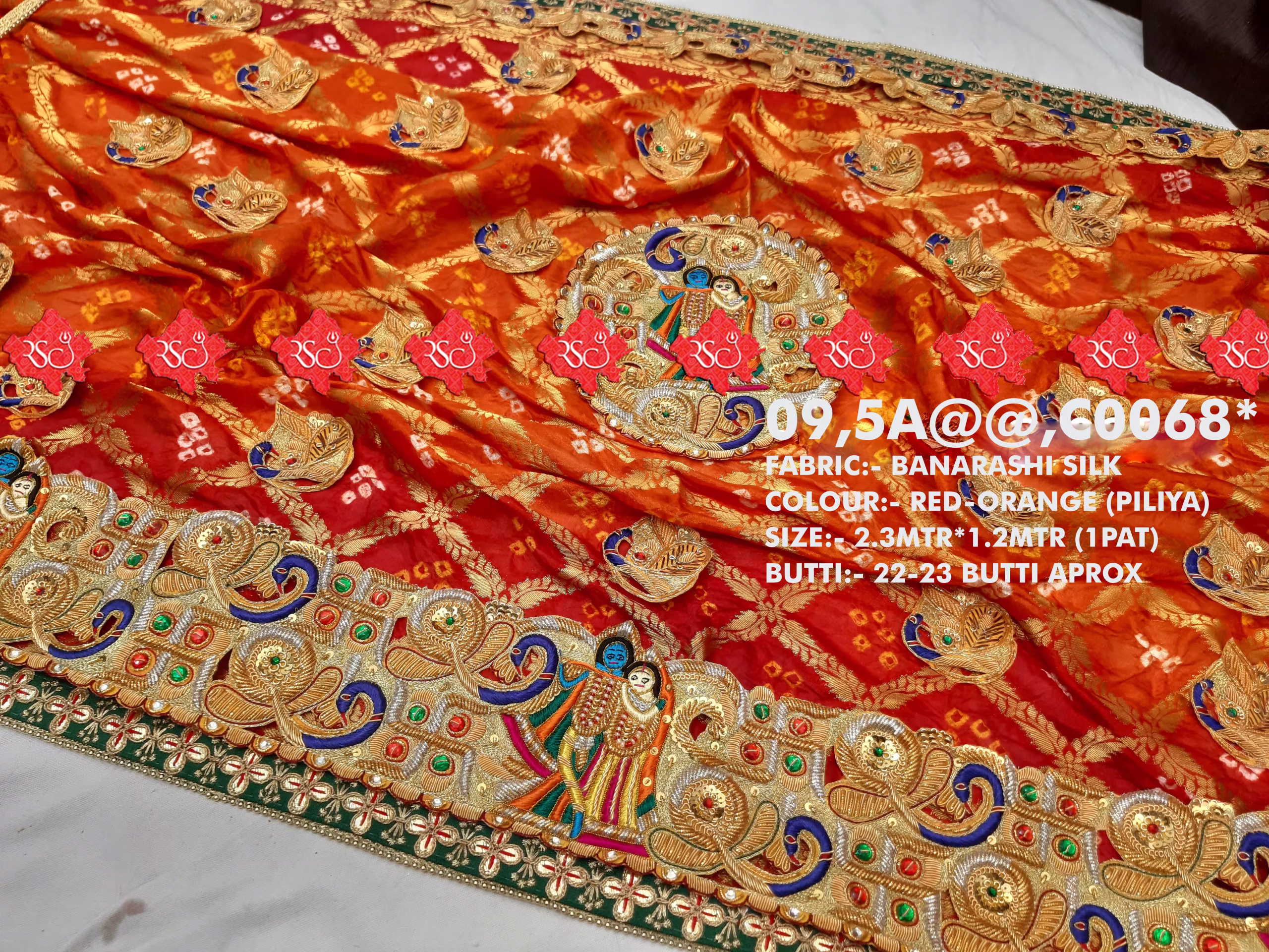 Traditional Belbutti Odhna