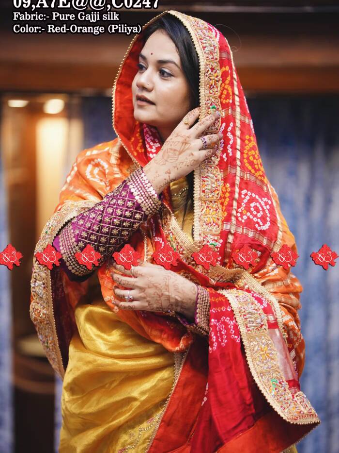 aara tari hand tied odhna