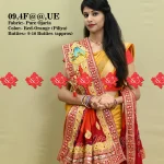 Festive Pure Ojariya Fabric With Heavy Marwadi Zardoshi Odhna Work With 9 to 10 butti