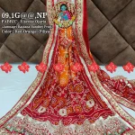 Indian Traditional Chunri Elegance With Special Laddu Gopal Patch : With 3 Butti