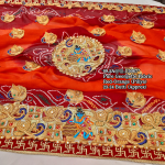 Beautiful Belbutti Odhna In Pure Ojariya Of Laddoo Gopal Pattern Elegance No-1 Choice