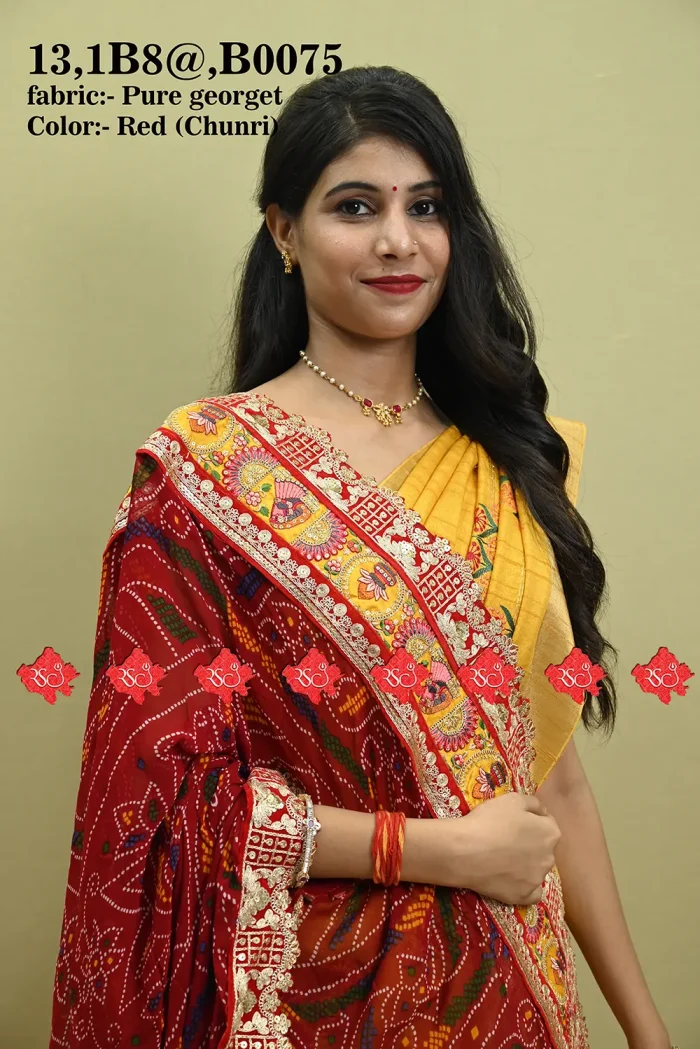 Ranisatiya Authentic Red Bandhej Dupatta : Top 5 Designs