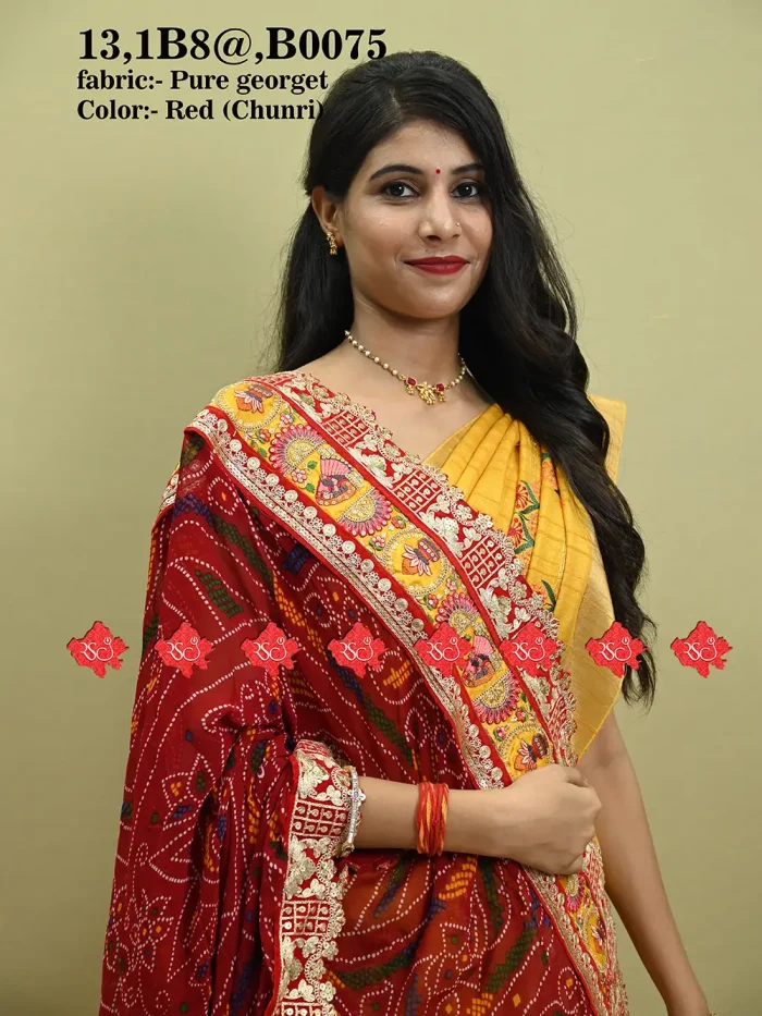 Ranisatiya Authentic Red Bandhej Dupatta : Top 5 Designs