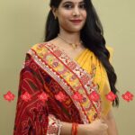 Ranisatiya Fancy Pure Georgette Red Bandhej Dupatta With Heavy Border