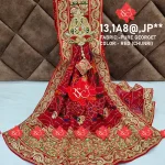 Ranisatiya New Launching Pure Georgette Marwari Broach Odhna with Heavy Boarder JP , PURE GEORGETTE JP , RED-CHUNRI