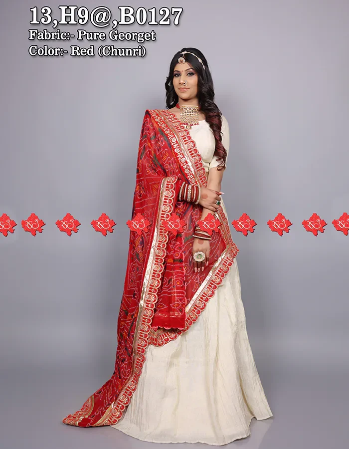 Rajasthani Designer Chunri 5 Stunning Traditional Elegance