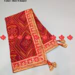 Ranisatiya Creation – Rajasthani Odhna: 365 Days of Premium Rennial Elegance , D063 , RED-CHUNRI