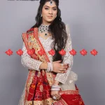 Festive Pure Ojariya Odhna With Radha Krishna Butta Heavy Zardoshi Work With 15 butti