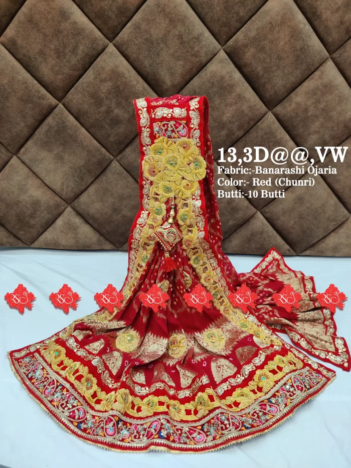 Heavy Bridal Beautifull Jaipuri Chunri Of Ranisatiya Exclusive Top 5 Designs