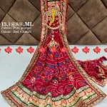 Ranisatiya Creation Marwadi Chunri Odhna Unique and Elegance with 3 Butti , ML, RED-CHUNRI