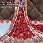 Indian Traditional Chunri,VISCOSE OJARIYA NP, RED-CHUNRI