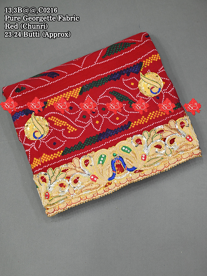 Beautiful Belbutti Odhna Designer Rajasthani Chunri In Pure Ojariya No-1 Choice