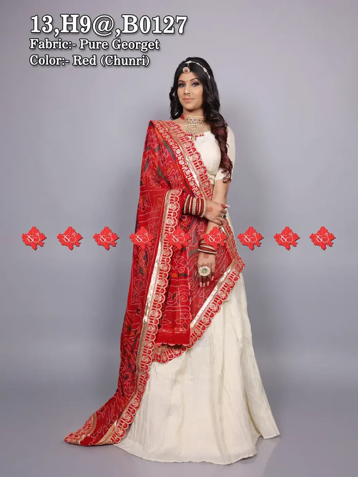 Rajasthani Designer Chunri 5 Stunning Traditional Elegance