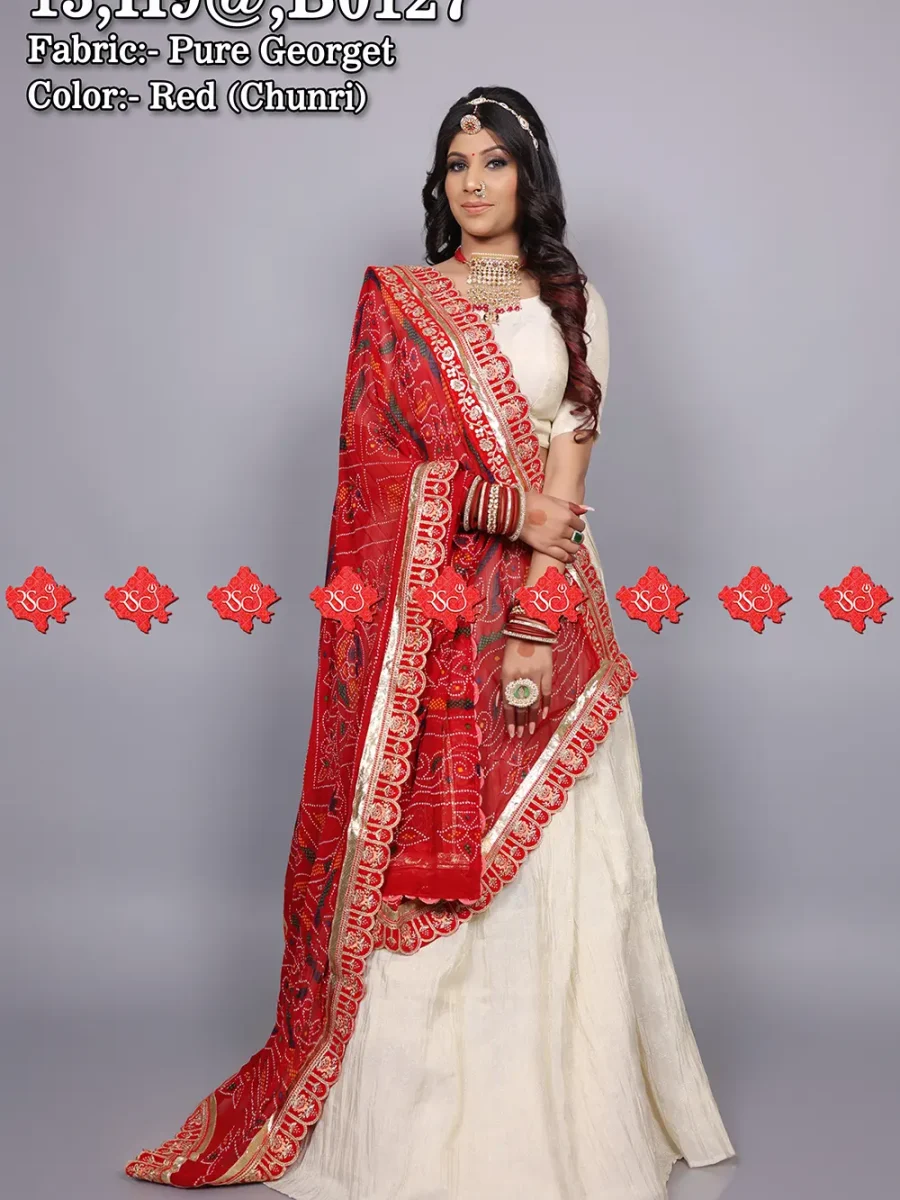 Rajasthani Designer Chunri 5 Stunning Traditional Elegance