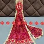 Beautiful Marwari Rennial Fabric Chunri Half-Part Traditional No-1 Odhna