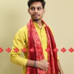 Ranisatiya Elegant gents Dupatta in Fancy Khadi Silk : Welcome Gift