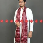 Shop Elegant & Festive Gents Dupatta in Fancy Khadi Silk #1
