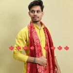 Ranisatiya Elegant gents Dupatta in Fancy Khadi Silk : Welcome Gift