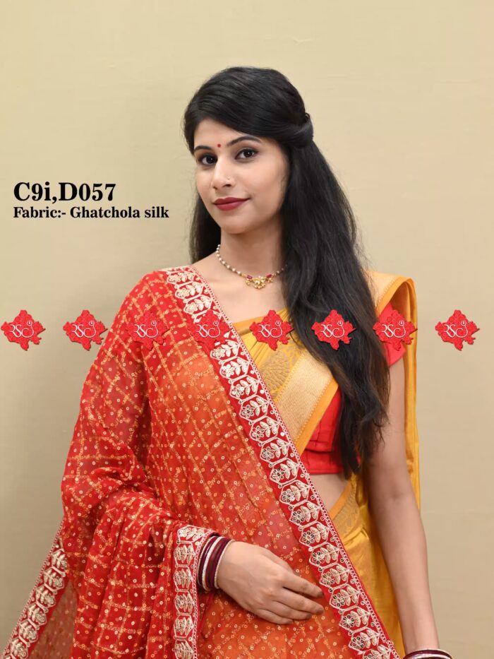 Ranisatiya Most Selling Red Colour Dupatta In Zari Weaving Fabric