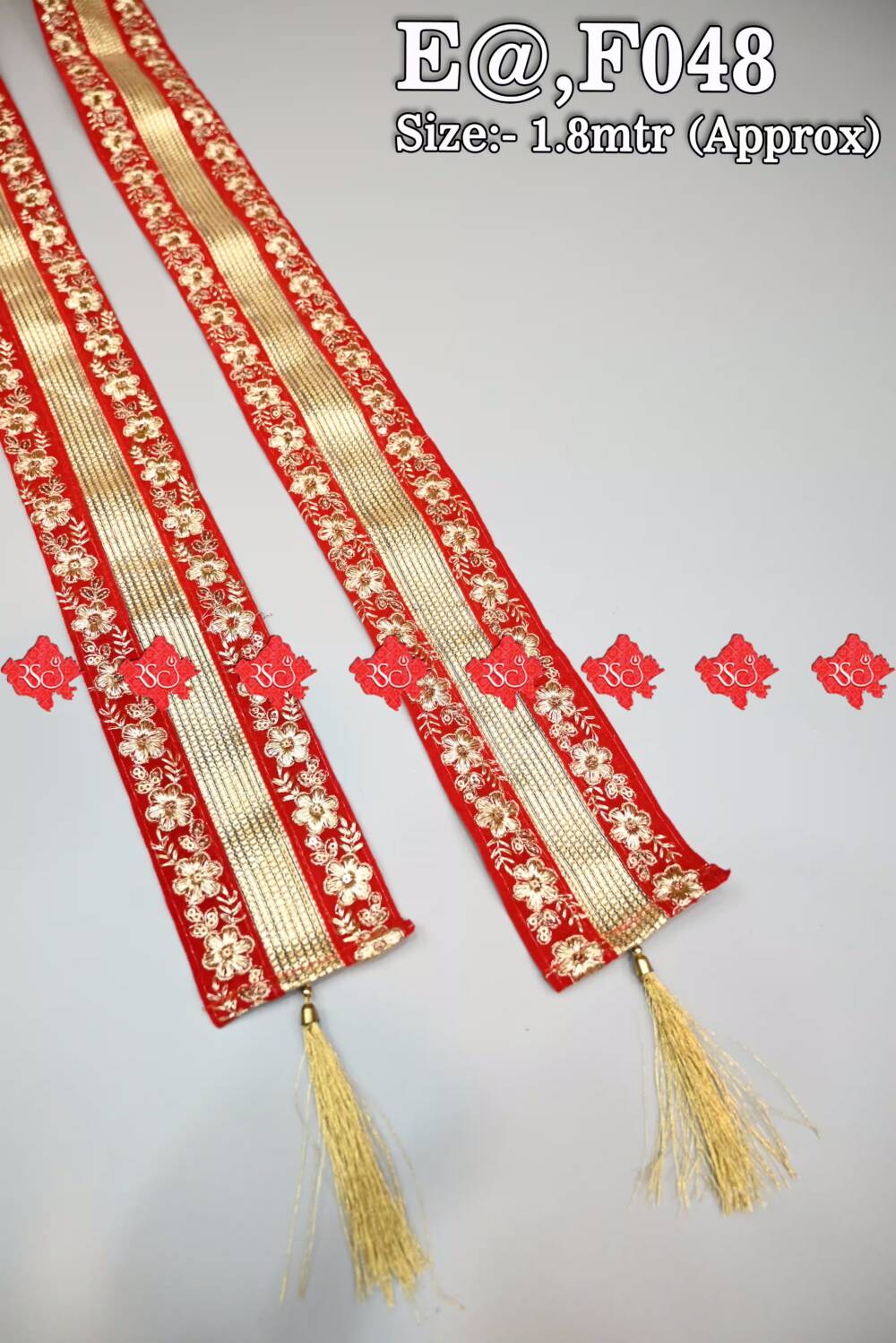 Fancy Dupatta -Shop Elegant & Festive Gent's Fancy Dupatta - 10 PCS SET , F048